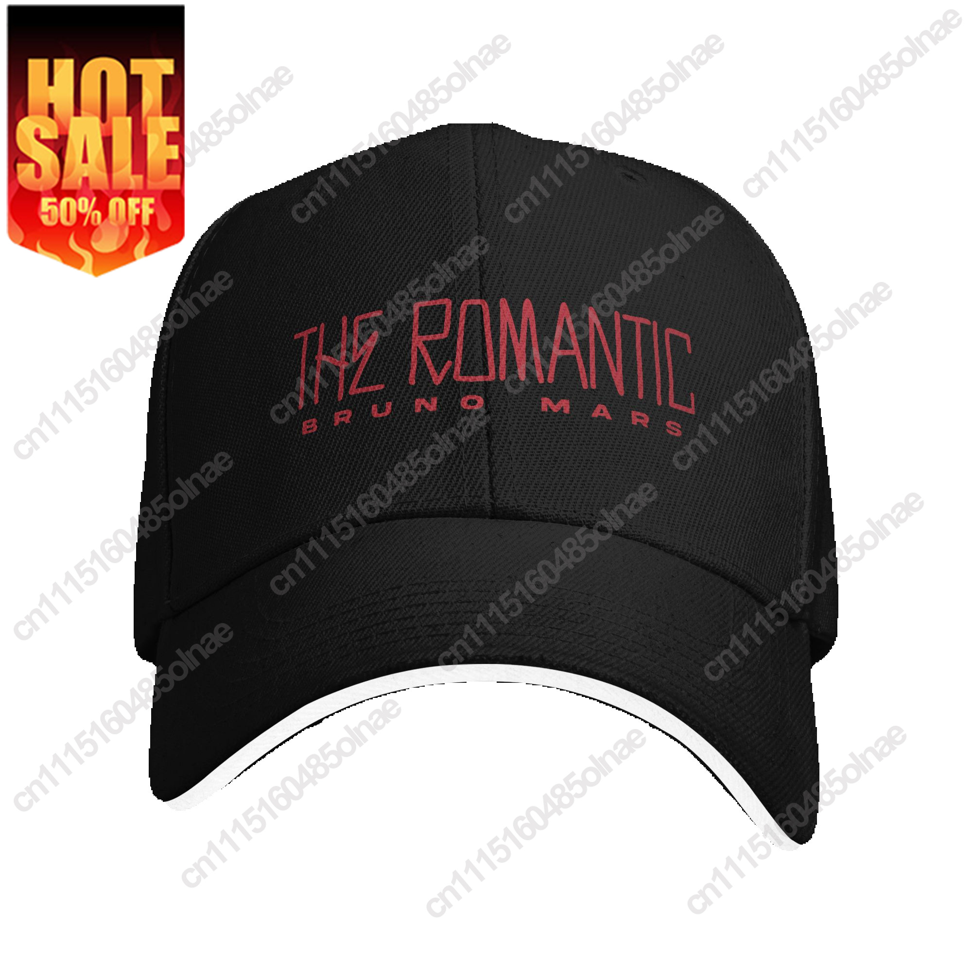 Men'S Fashion With Hat - ブルーノ・マーズ「ザ・ロマンティック・ツアー2026」ベースボールキャップ、K-POP、ロック、人気商品、ヒップホップ、男女兼用、メンズファッション、デザイン性の高いスナップバックキャップ。