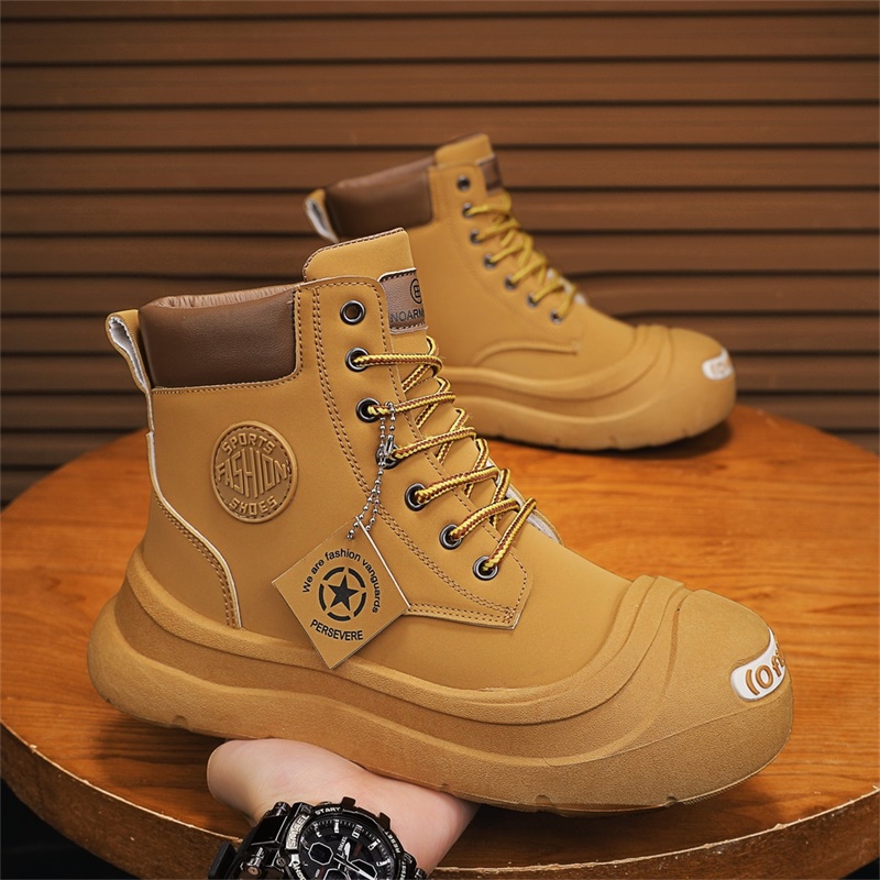Mens Fashion Trainers - ショート丈アンクルブーツ おしゃれで快適なハイカットメンズスポーツシューズ 2025年秋新作メンズカジュアルシューズ トレンドメンズスニーカー