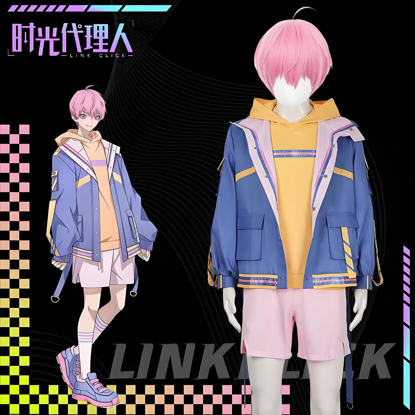 Men'S Fashion Videos - 傲慢な女の子アニメリンククリック李天晨天西コスプレ衣装ウィッグファッションハンサムな日常衣装アクティビティロールプレイ服