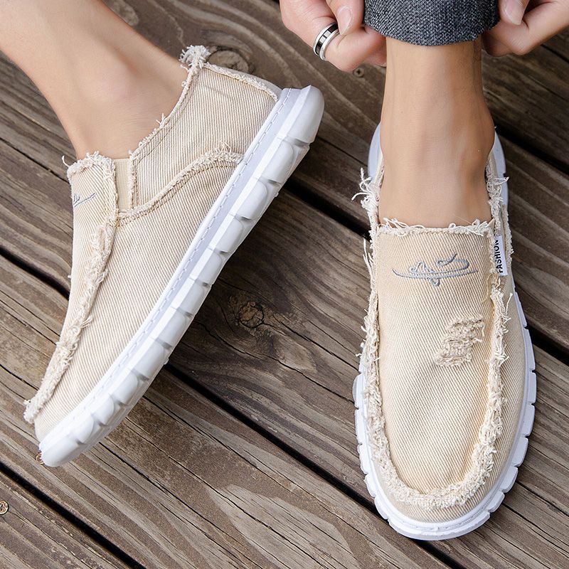男性用の通気性のあるキャンバススニーカー,ファッショナブルな - Mens Fashion Trainers のレビューと価格