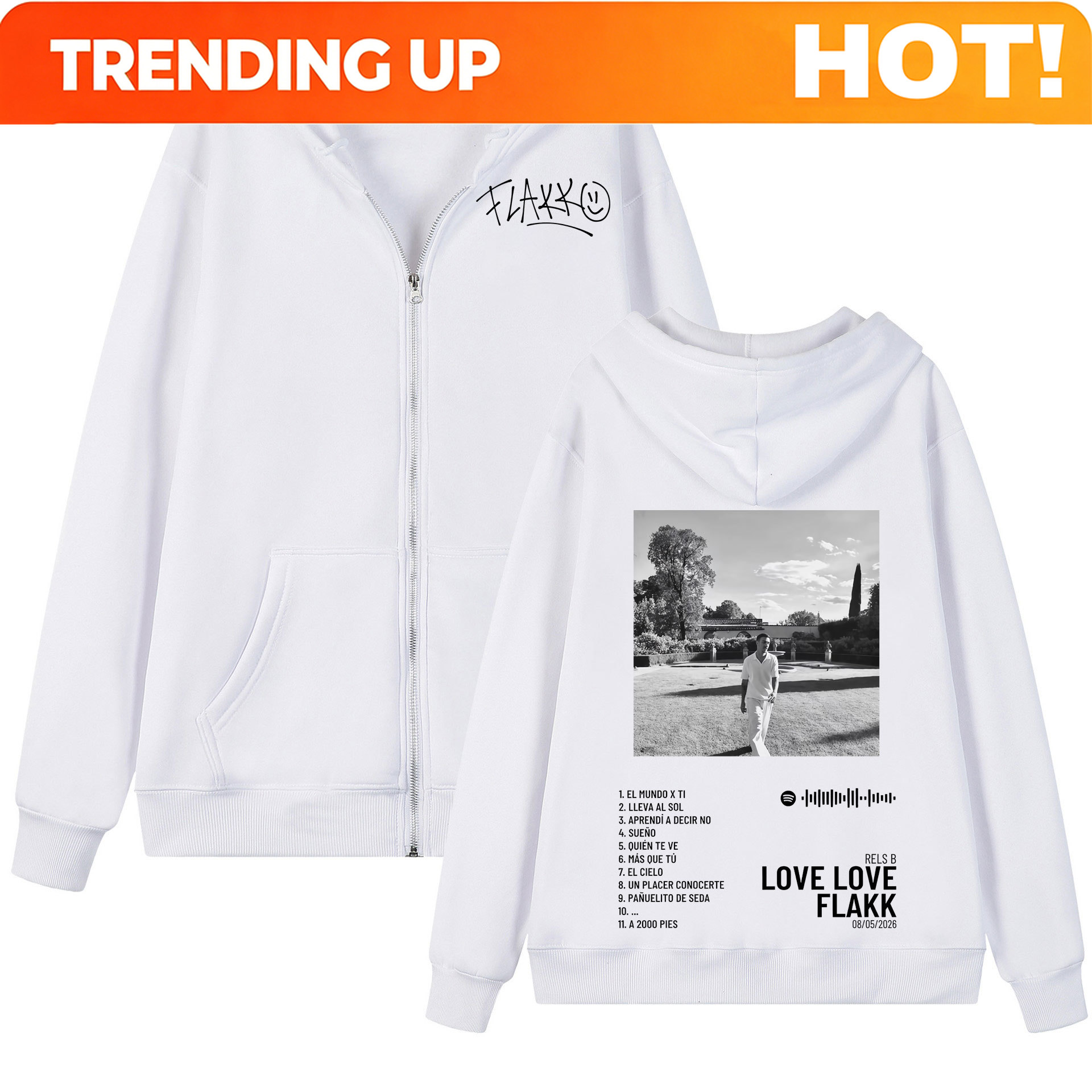 ラッパー Rels B Love Love Flakk グラ - Mens Fashion Zip Up Hoodies のレビューと価格