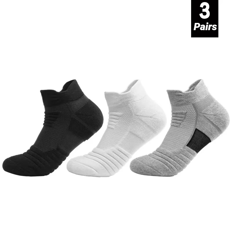 3足組滑り止めサッカーソックス メンズ ショート・ロングチュ - Socks Ankle Men のレビューと価格