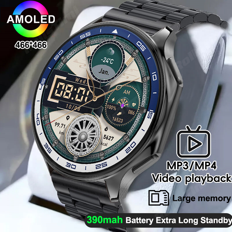 1.43 AMOLED スマートウォッチ 3D サラウンドビ - Men'S Fashion X のレビューと価格