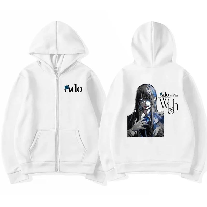 2026 Ado グラフィックプリントジッパーパーカー秋冬男 - Mens Fashion Zip Up Hoodies のレビューと価格