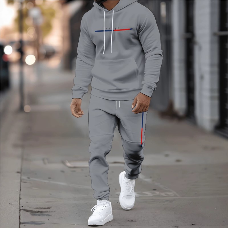 メンズ トラックスーツ パーカー パンツ 2点セット 冬用  - Mens Fashion Clothes のレビューと価格