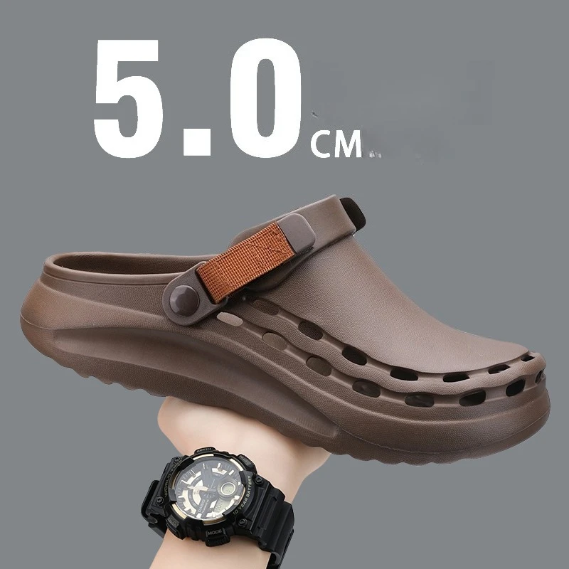 速乾性 EVA ソリッドカラーメンズサンダルファッショントレ - Men'S Fashion News のレビューと価格