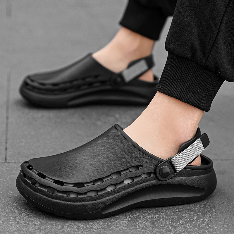 速乾性 EVA ソリッドカラーメンズサンダルファッショントレ - Men'S Fashion News のレビューと価格