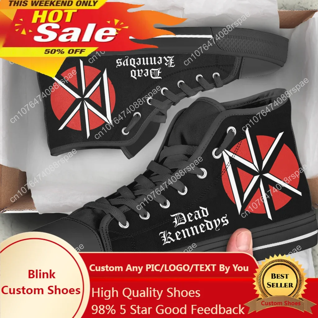 デッドケネディ男性女性高品質高ヘルプキャンバスシューズ軽量カ - Mens Fashion Trainers のレビューと価格