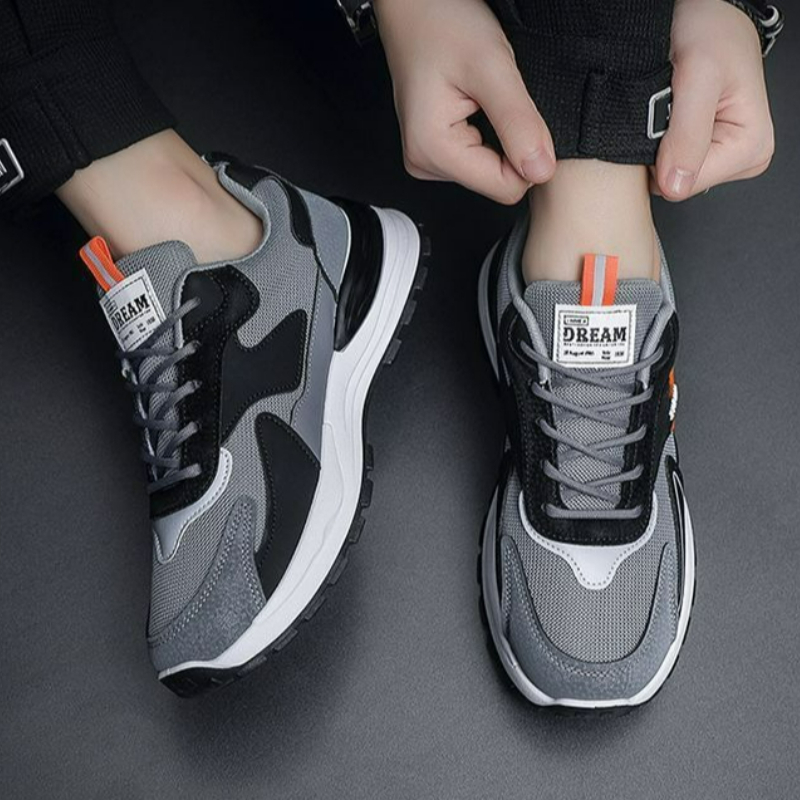 ファッションメンズシューズメッシュスニーカーレースアップ快適 - Mens Fashion Trainers のレビューと価格