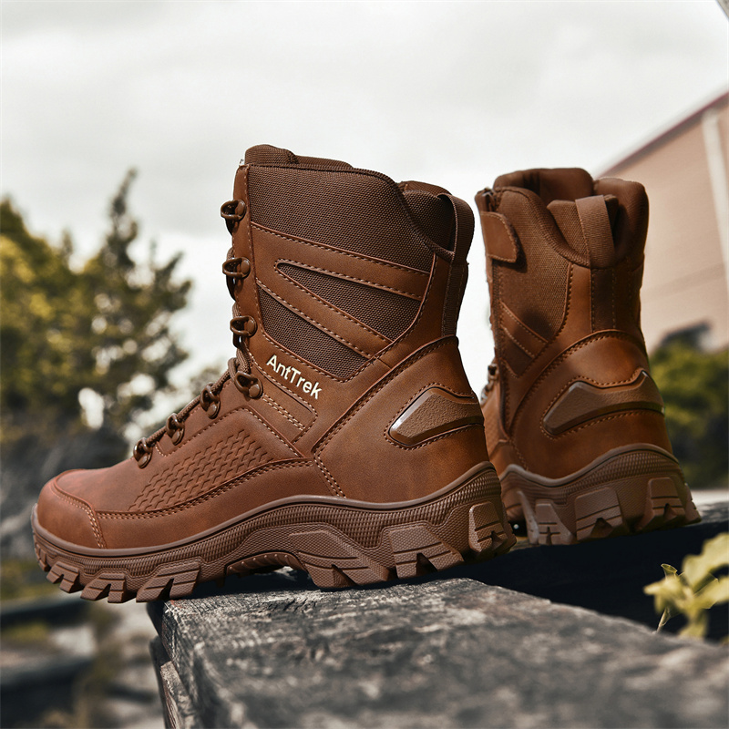 メンズワイルドトレーニングブーツ四季対応ハイカット滑り止め防 - Mens Fashion Trainers のレビューと価格
