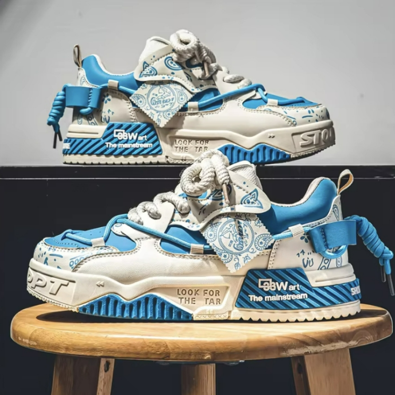 ファッションスケートシューズメンズスニーカー男性通気性ランニ - Mens Fashion Trainers のレビューと価格