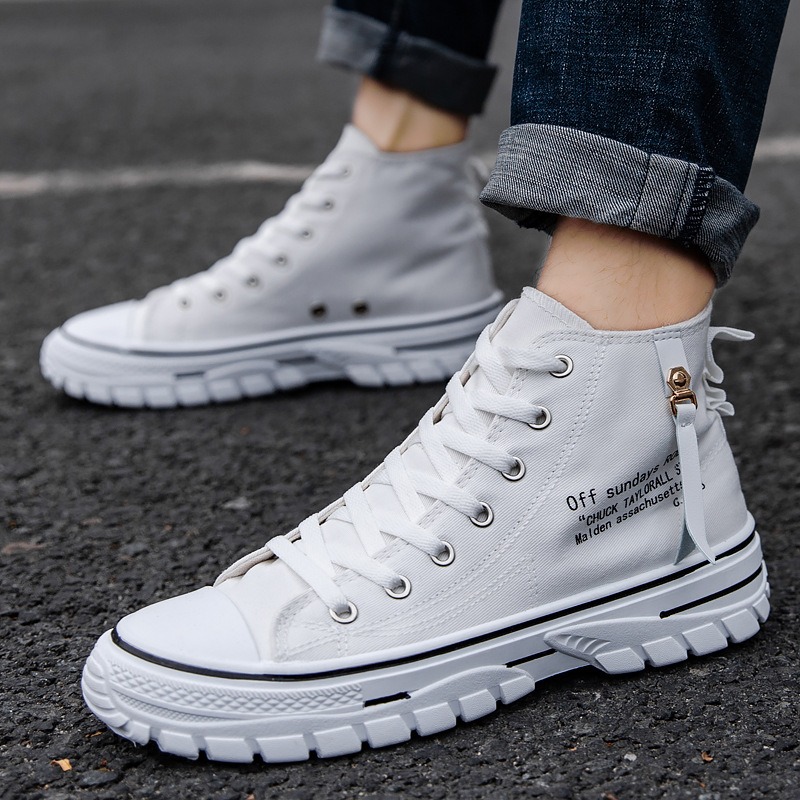 男性の靴ハイトップキャンバスシューズ 2026 ファッション - Mens Fashion Trainers のレビューと価格